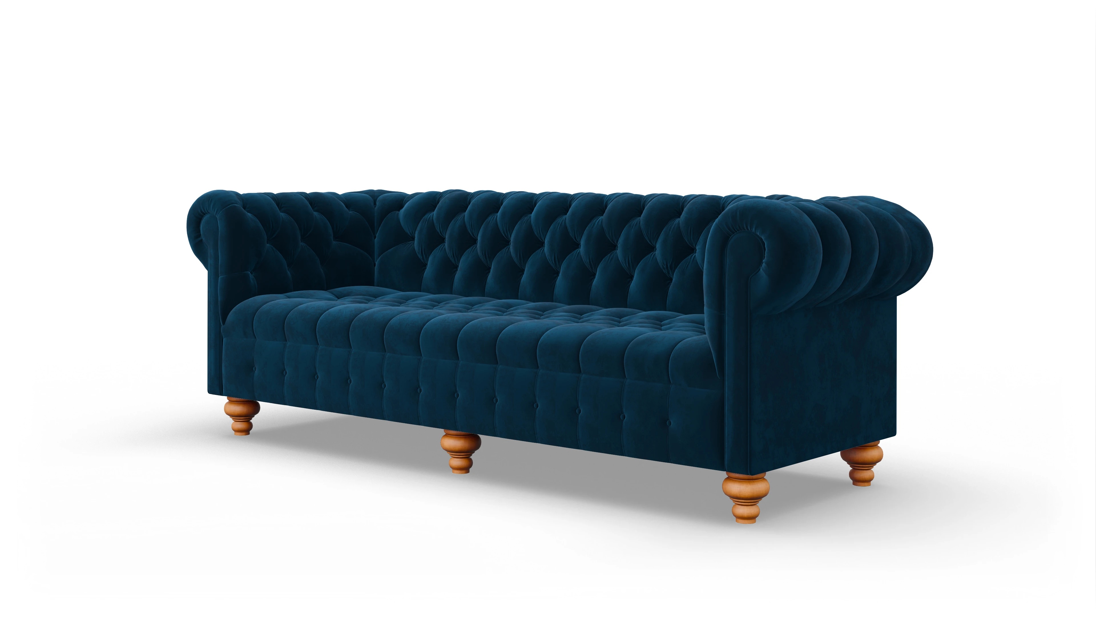Chesterfield sofa royal blue discount